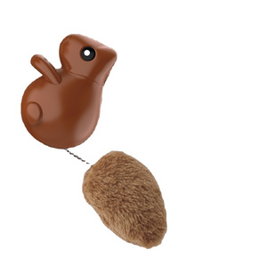 Smart USB charging squirrel shape fun cat toy cat high fun interactive pet toy