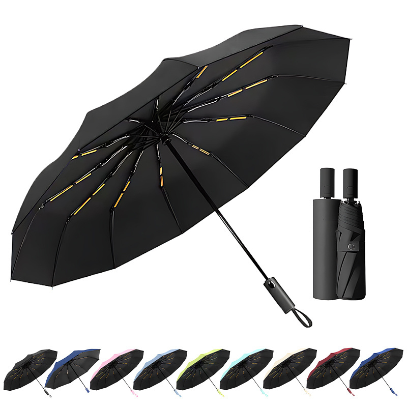 Creative Automatic Folding Umbrella Men's Business Umbrella Full Automatic Advertising Umbrella Printing Logo