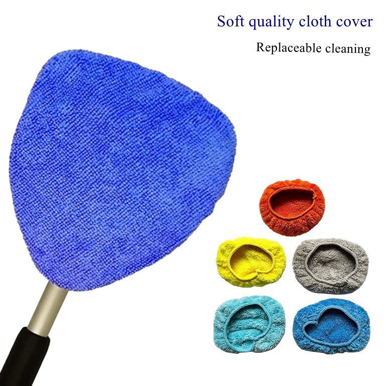 DS1341 Window Cleaner Washing Pads Windshield Cleaner Wand Glass Cleaning Cloth Bonnets Replaceable Car Care Microfiber Cloths