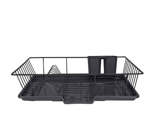 DS2329 Space-Saving Dish Racks For Kitchen Counter Dish Drainer Rack Large Dish Drying Rack with Drainboard