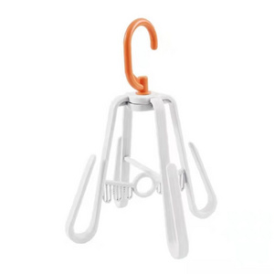 TXL456 Multifunctional Windproof Foldable 360 Degree Rotating Shoe Drying Rack Outdoor Hanging Clothes Shoe Hanger