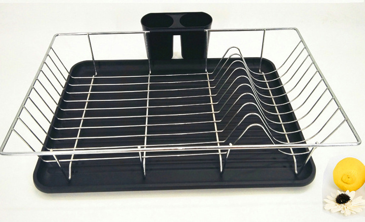 DS2329 Space-Saving Dish Racks For Kitchen Counter Dish Drainer Rack Large Dish Drying Rack with Drainboard