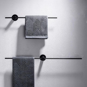 DS3551 Bathroom Accessories SUS304 Stainless Steel Towel Holder Wall Mount Hand Towel Bar Rod Adjustable Bath Towel Bar Rack