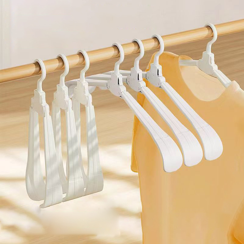 DS2545 Lightweight Travel Accessories  Travel Hangers Foldable Clothes Drying Rack Foldable Plastic Clothes Hangers