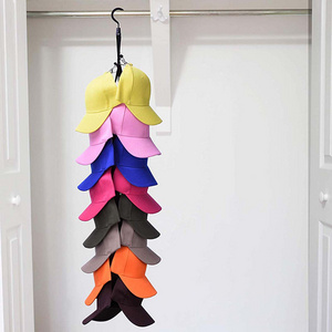 DS3031 Closet Hanging Cap Organizer Baseball Cap Rack Closet Hook Cap Holder Hat Storage Organizer Wall Mount Hat Clips