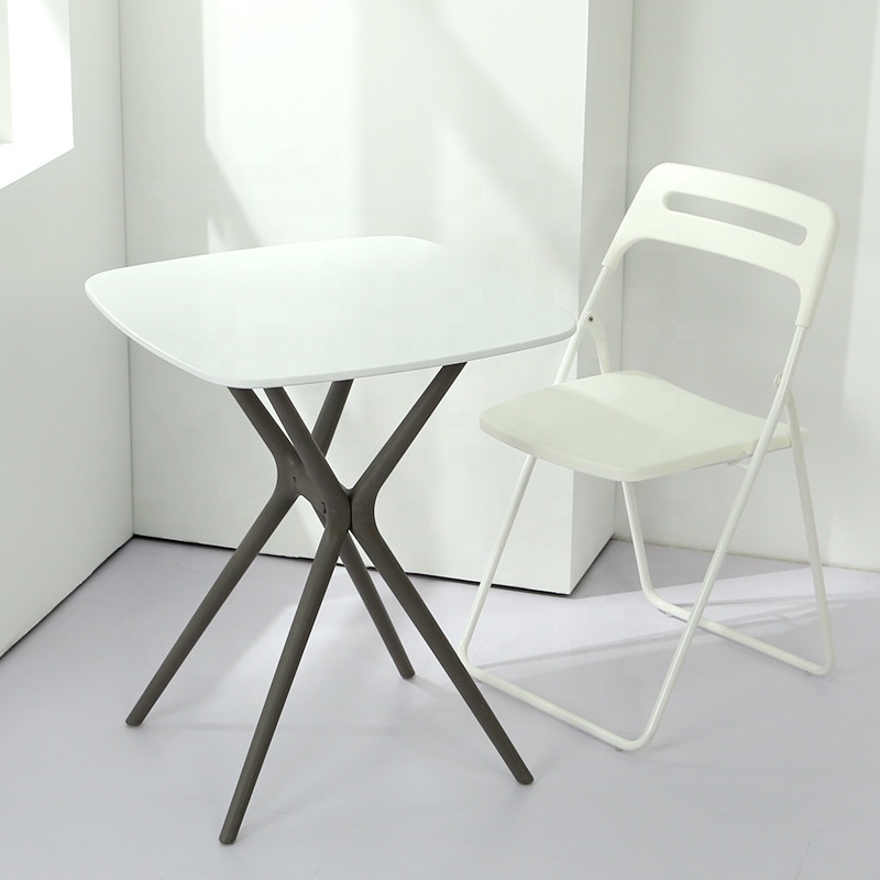 leisure restaurant table luxury modern tables modern pp plastic table and chair