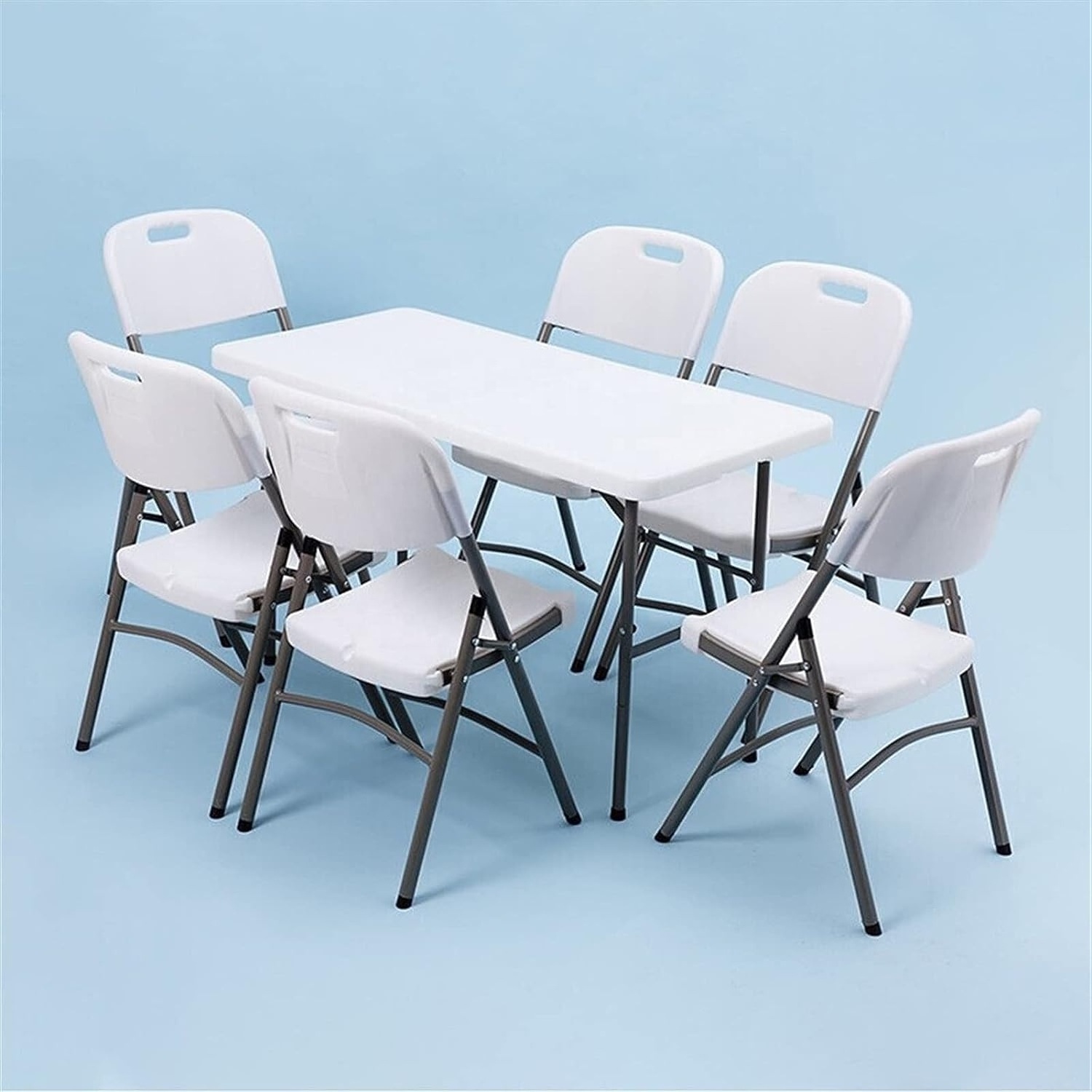 leg folding outdoor fishing beach chair HDPE white folding chairs wholesale foldable picnic table with chairs