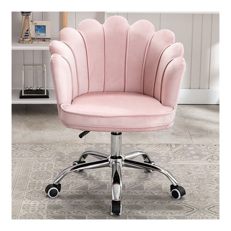 velvet office swivel computer desk chair pink make up chair swivel velvet chair