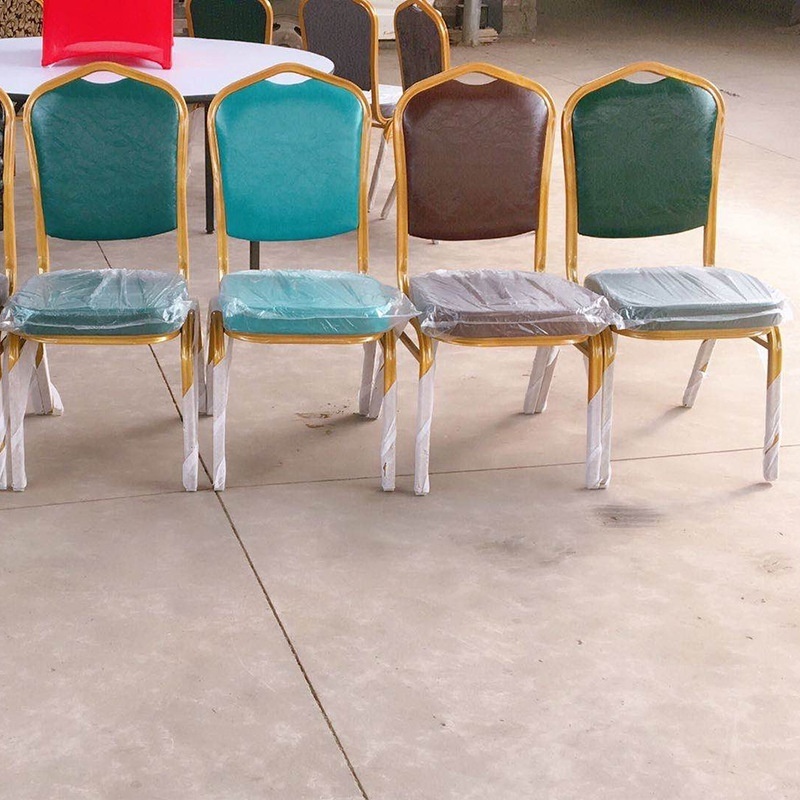 metal chairs outdoor chairs church stackable hotel banquet party event furniture wedding chairs