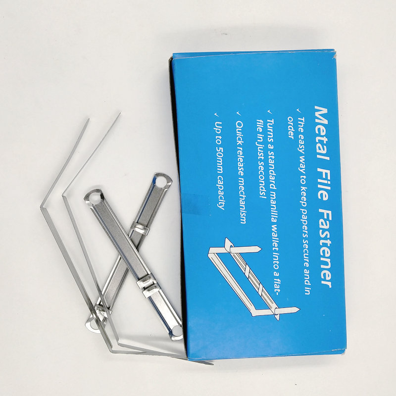 High Quality Low Price Information Button Two Hole Iron 7cm 8cm Metal Binding Folder Clip File Fastener