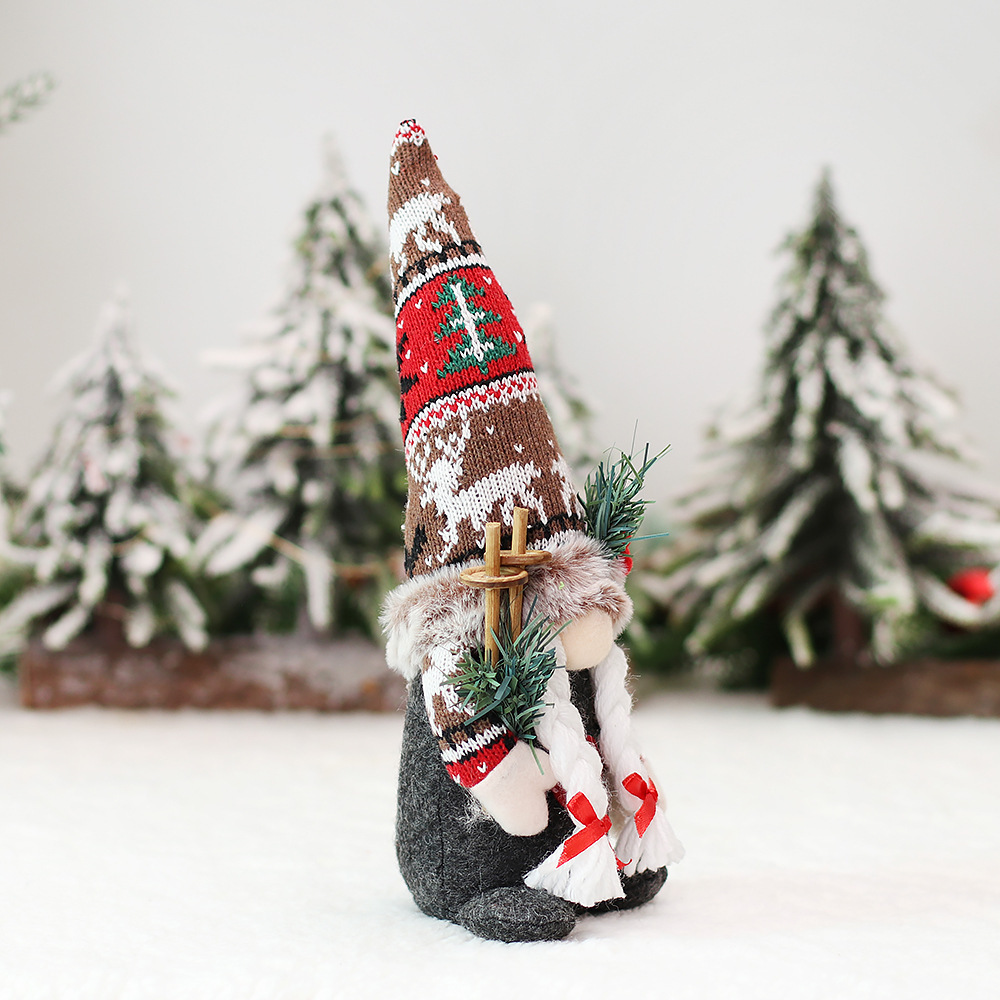 Christmas Gnome Decoration Children's Valentine's Day Gift Family Dining Table Christmas Gnome Decoration