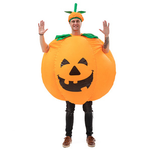 Polyester Halloween Inflatable Costume Adult Size Inflatable Walking Pumpkin Costume