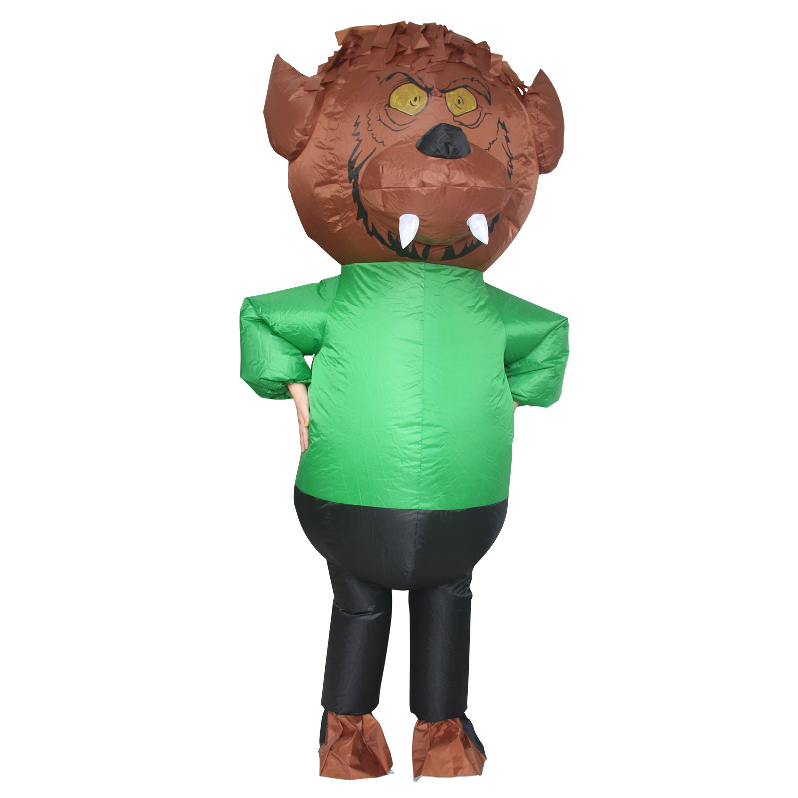 HUAYU 2023 New Arrival High Quality Halloween Cosplay Mascot Inflatable Costume Blow Up Werewolf Suit For Adult