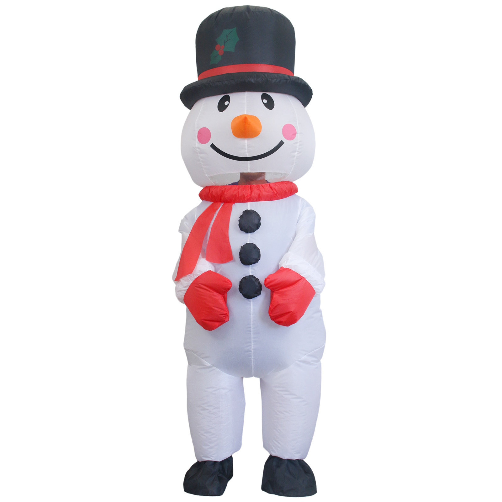 Inflatable Christmas Snowman Costume For Adult Size Blow Up Costume For Other Party  Decorations