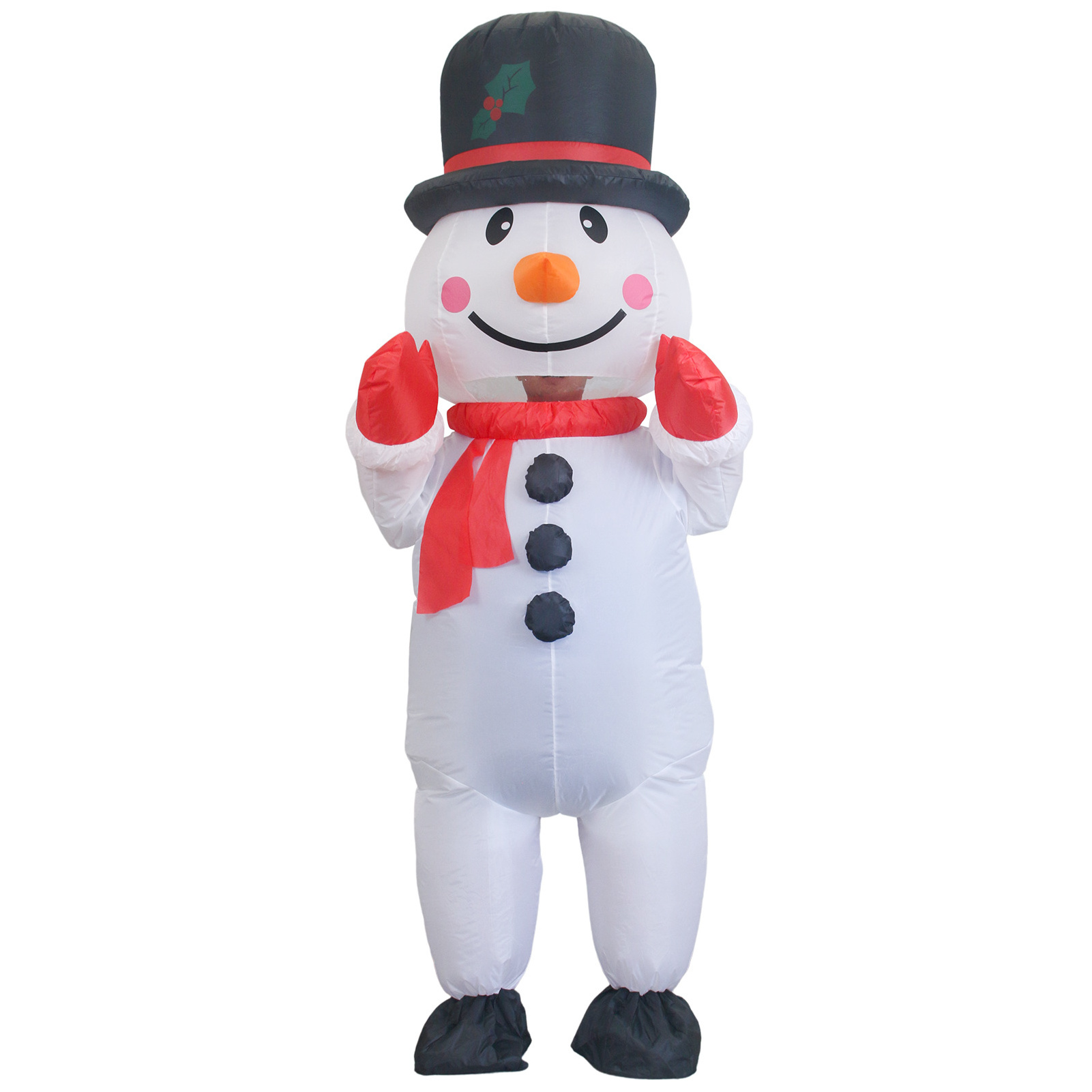 Inflatable Christmas Snowman Costume For Adult Size Blow Up Costume For Other Party  Decorations