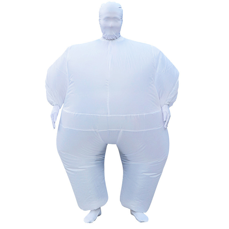 Halloween Party Funny Dress Cosplay Full Body Blow Up Fat Suit Inflatable Costume For Adults