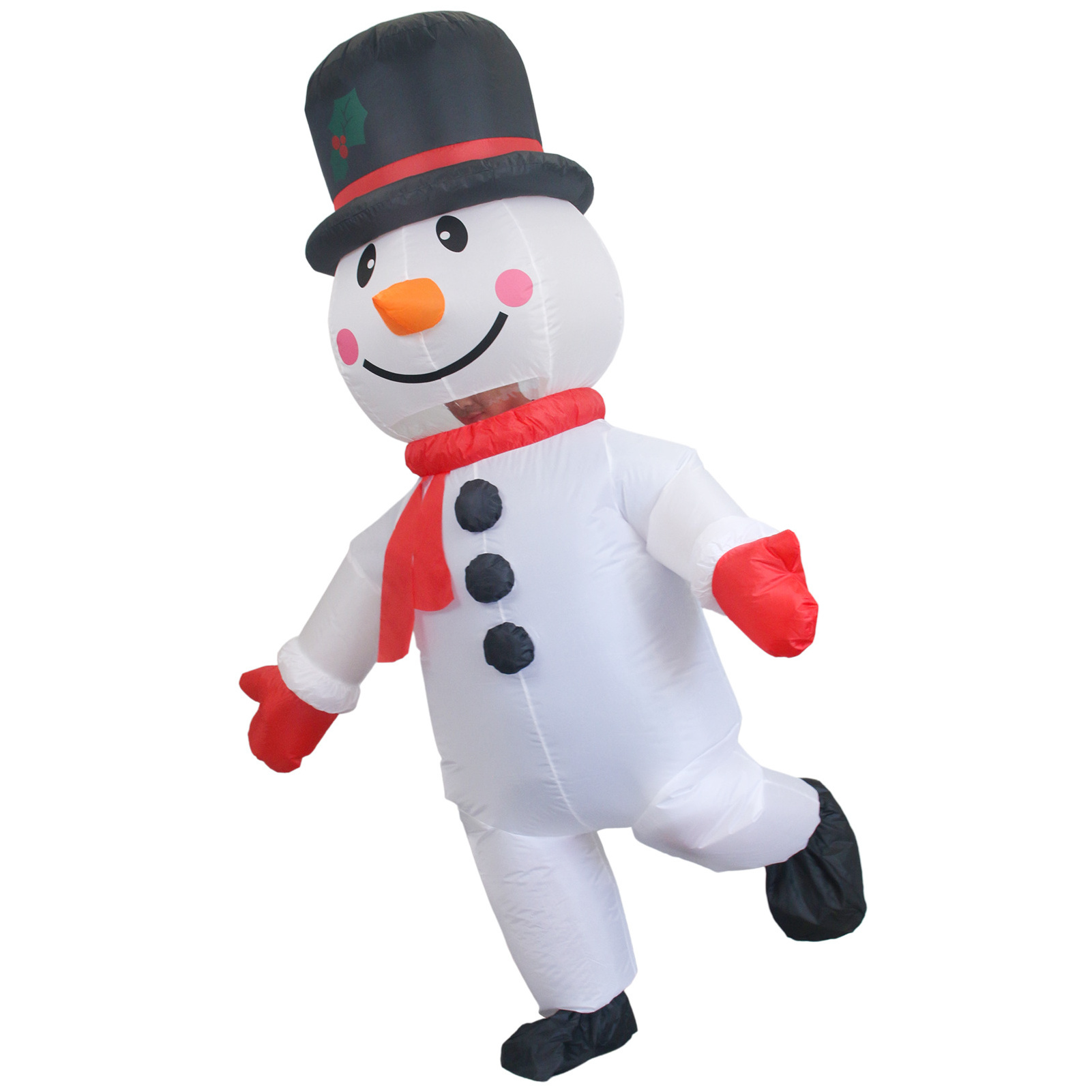 Inflatable Christmas Snowman Costume For Adult Size Blow Up Costume For Other Party  Decorations