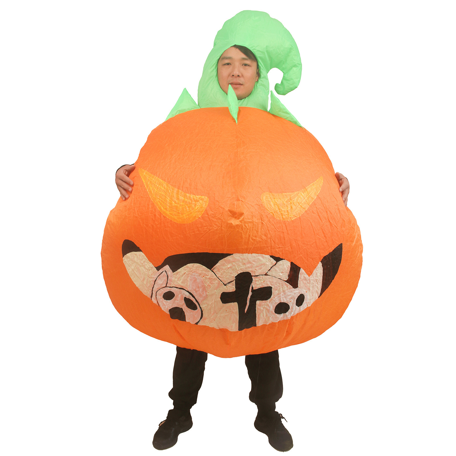 Halloween Pumpkin Costume Inflatable Pumpkin Halloween Party Christmas Masquerade Costumes For Adults