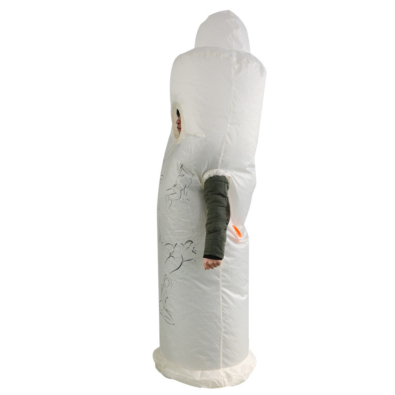 Funny Cosplay inflatable Pecker Bachelor Party Full Body Penis Condom Costume For Adults