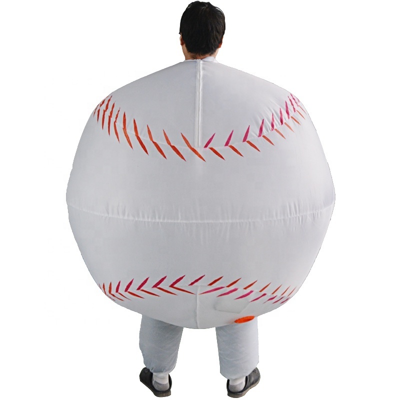 210T Material Event Inflatable Mascot Costume Adult Size Inflatable Golf Ball Costume For Cosplay Event Party