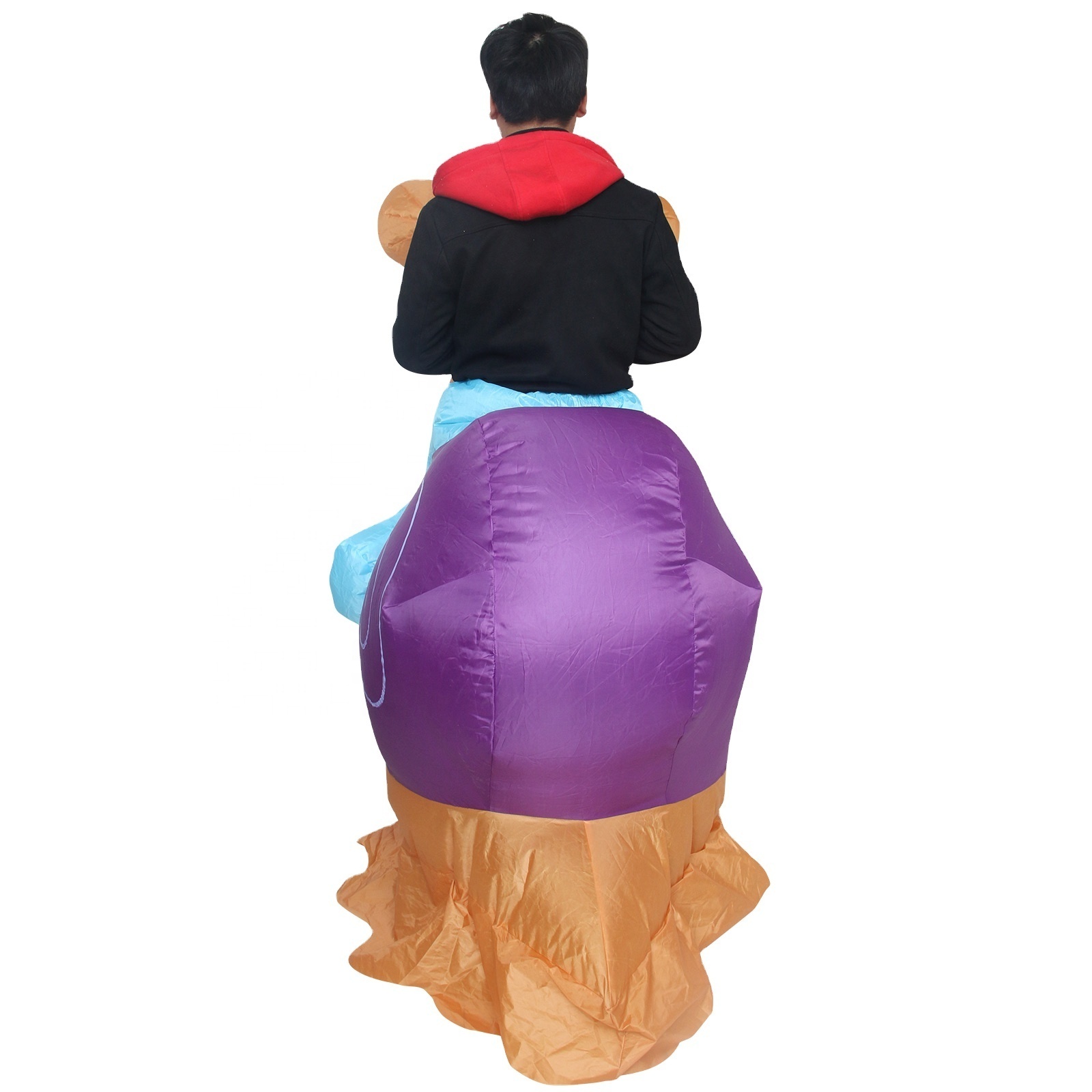 Hot Sale Adult Up Riding Snail Festival Party Decoration Dress Game Cosplay Inflatable Halloween Costume