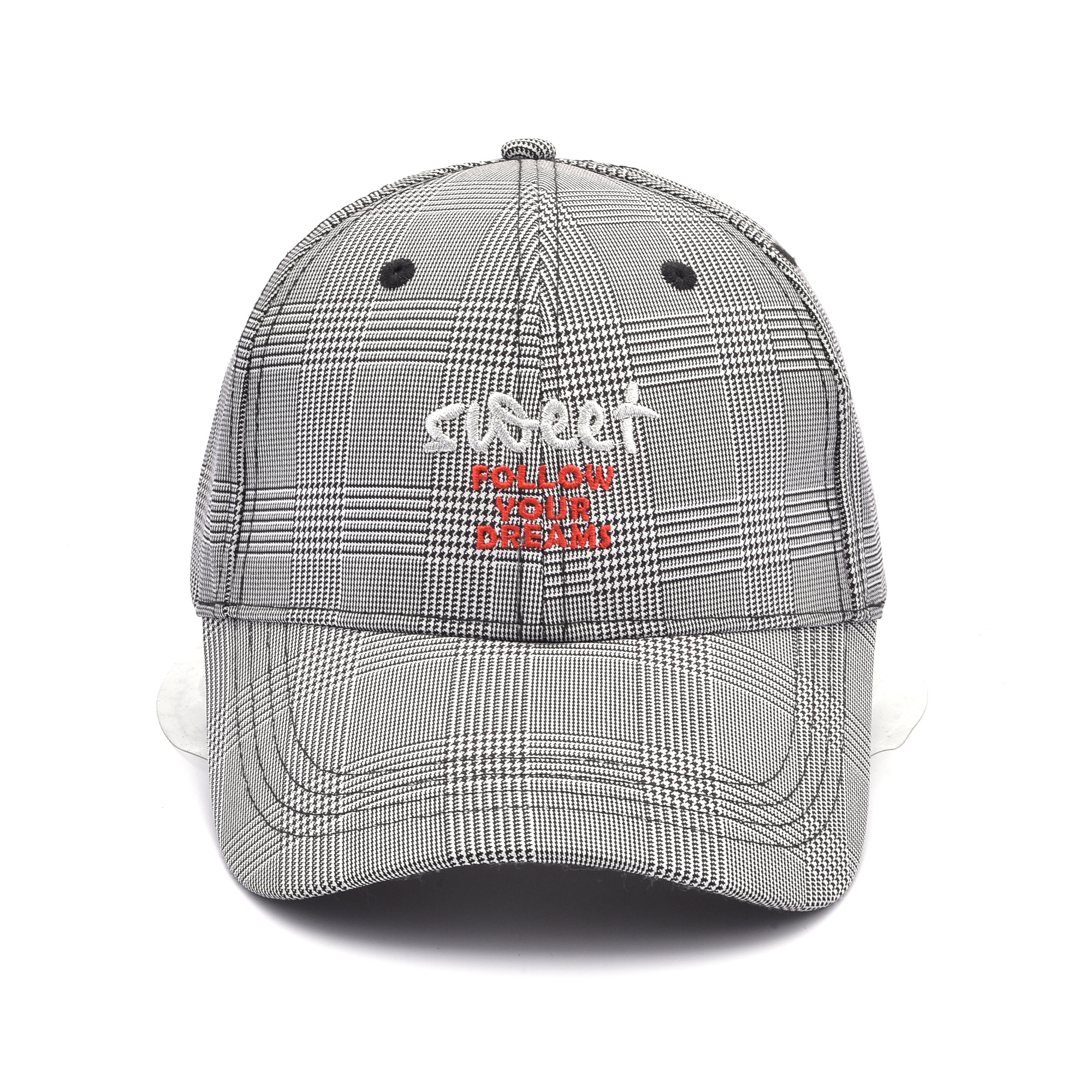 6 Panel Hat Luxury Grey Caps Embroidered Hat Embroidered Baseball Sport Cap