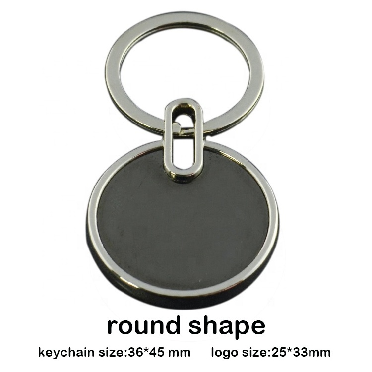 9 Shape In Stock Cheap Blank Two Sides Laser Engrave Logo Promotion Gift Keychain