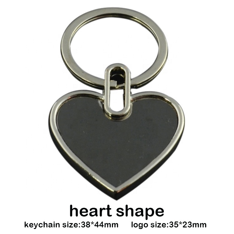 9 Shape In Stock Cheap Blank Two Sides Laser Engrave Logo Promotion Gift Keychain