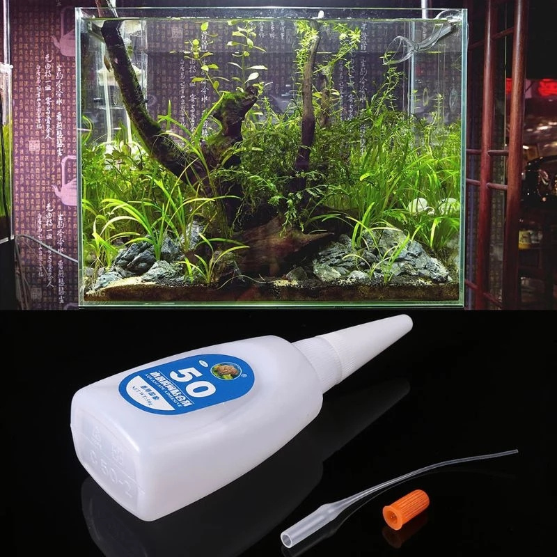 Aquarium Glue Plants Grass Adhesive Fish Tank Coral Moss Instant Glue Gel Fish Tank Accessories