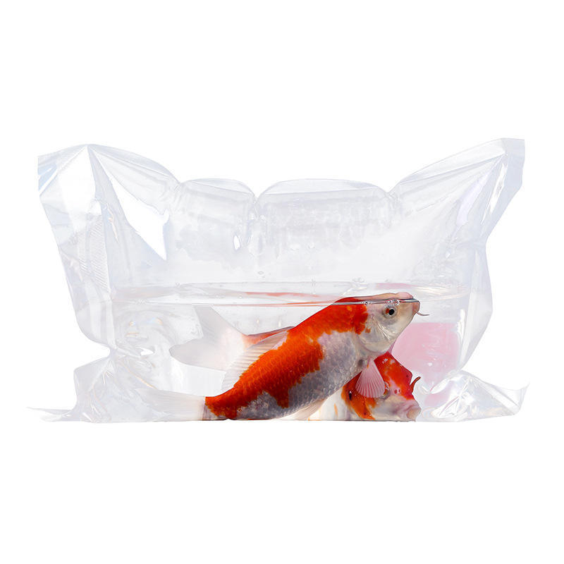 Transparent Inflatable Oxygen Plastic Live Fishes Air Cushion Bubble Shockproof Packaging Bag