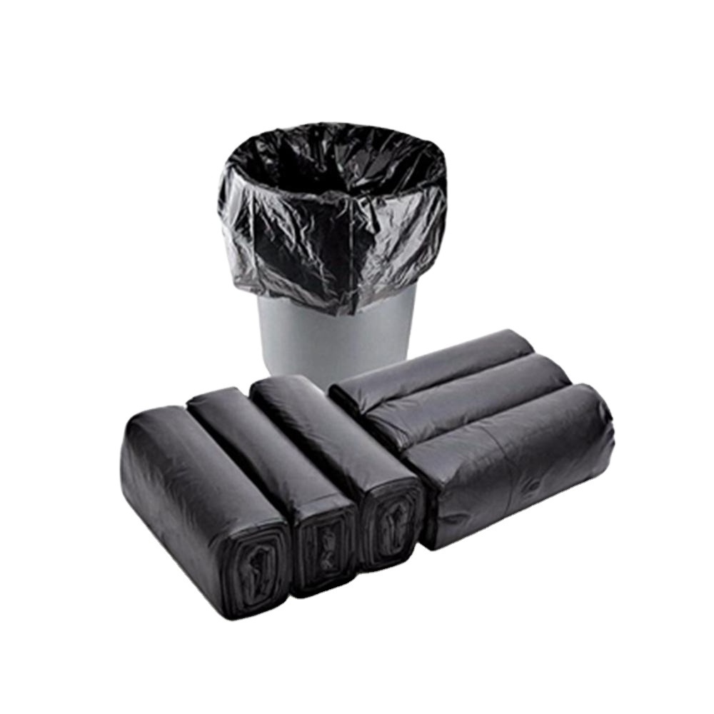 100pcs Portable Household Garbage Bag Thickened Environmentally Kitchen Garbage Bag Color Disposable Garbage Bags