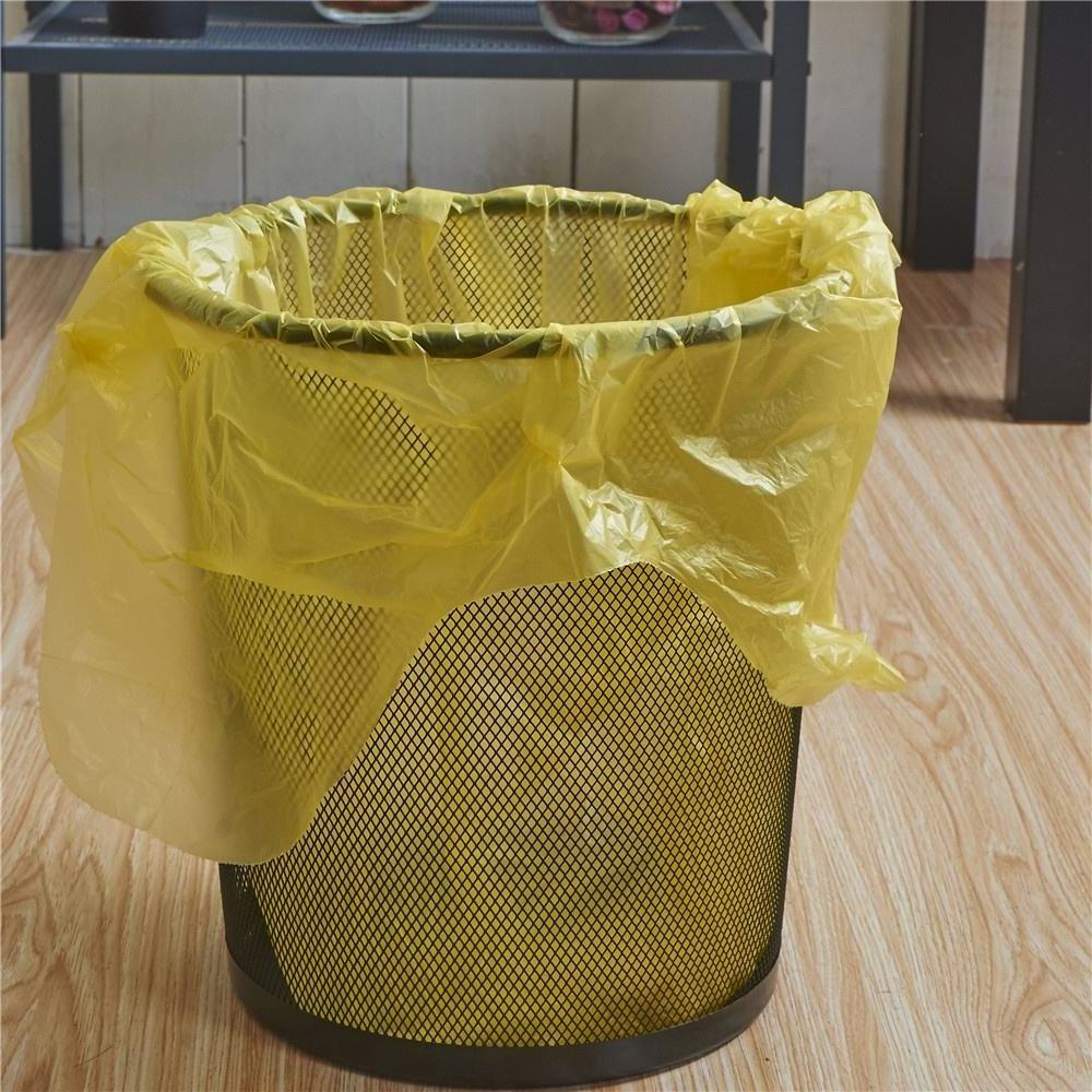 100pcs Portable Household Garbage Bag Thickened Environmentally Kitchen Garbage Bag Color Disposable Garbage Bags