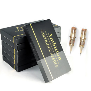 disposable stainless steel kwadron cartridge needles with membrane RL Shadow tattoo needle cartridge