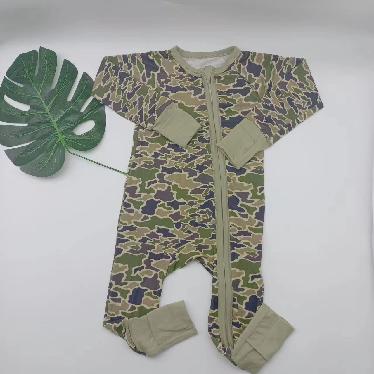 New Design Track Suit Baby Girls Plain 2pcs  Dress Linen Baby Clothes