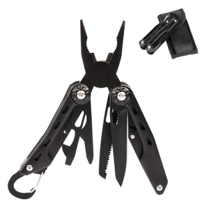 Multi Plier Stainless Steel 10-in-1 Multi Pocket Tool  with Multitool Knife Sheath Folding Pliers/Knife/Saw/Wire Cutter