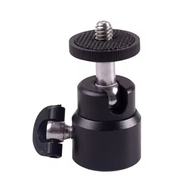 Mini Ball Head tripod 360 Degree Swivel Camera Tripod LED Light Flash Bracket Holder Mount 1/4 Adapter Aluminum Tripod Cradle