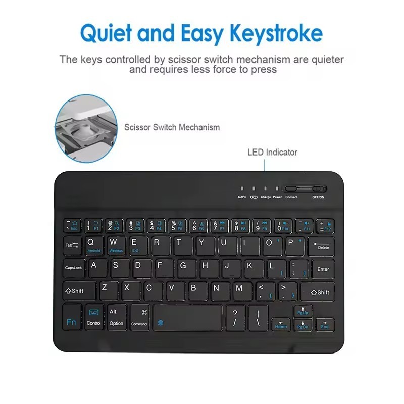 Smart Gaming Keyboard Mini Wireless Portable Ultra-thin Keyboard and Mouse Combos For ipad Tablet Mobile Phone