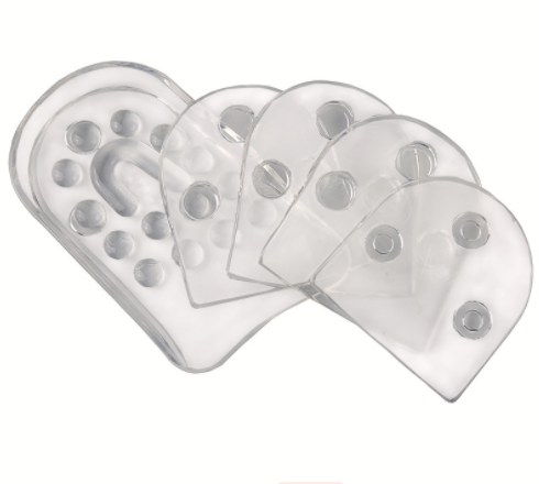 Adjustable 5-Layer Height Increase Insoles, Silicone Heel Cushion Inserts for Men and Women