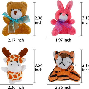 Aitbay 30 Pack Mini Plush Animals Toys Set, Cute Small Stuffed Animal Keychain Set for Party Favors, Kids Valentine G