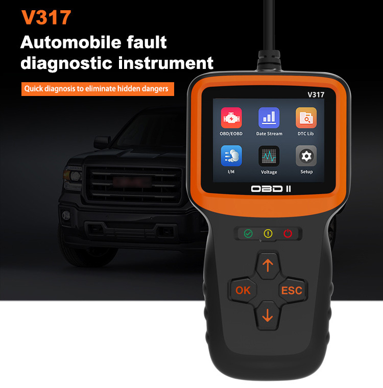 Top Grade Factory Automotive Diagnostic Tester Instrument Engine Fault Diagnosis Elm327 Automotive Diagnostic Tool OBD2