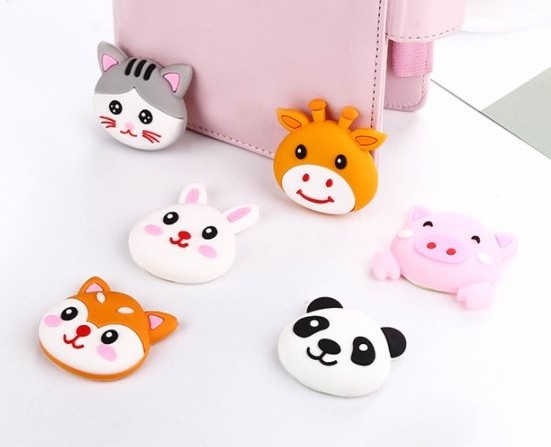 Custom Cheap Cartoon  Door Stopper Wall Protectors Door bump Cat Paw Silicon Crash Pad