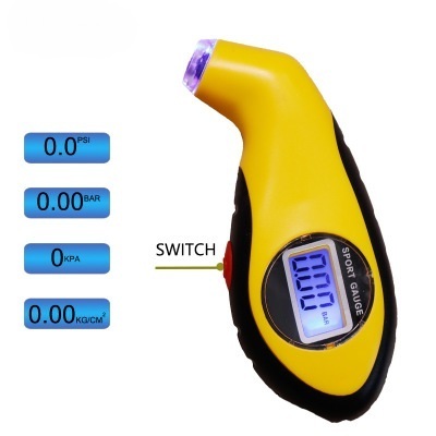 Tire pressure gauge digital display electronic tire pressure monitor