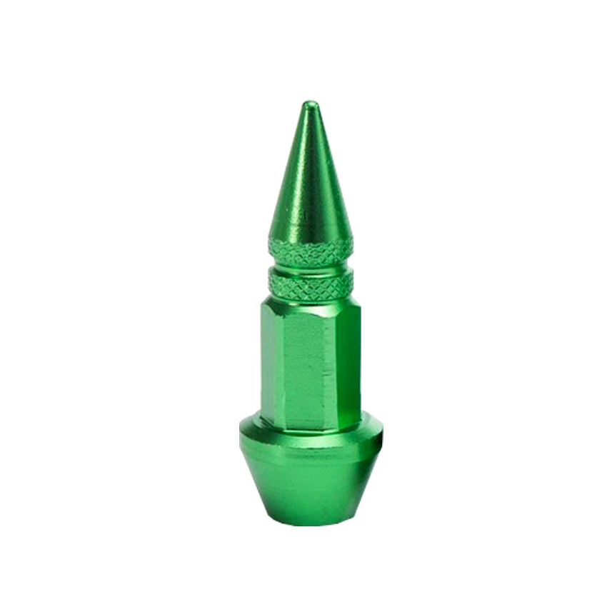 Car Tire Personality Refitting Valve Cap Pointed Bullet Valve Cap Motorcycle Bicycle Valve Cap 45mm 4 PCS Tire Fittings