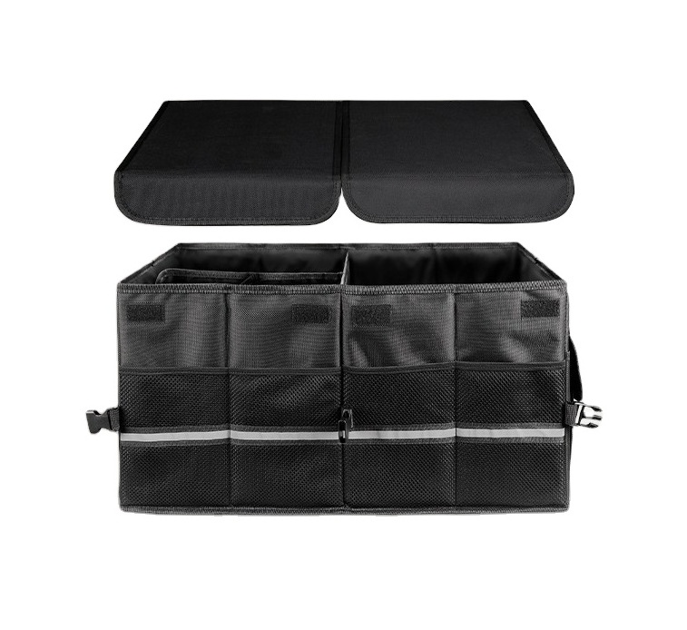 car accessories SUV 1680D Oxford cloth back seat  insulated foldable  storage box tool box car trunk organizer