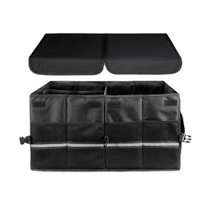 car accessories SUV 1680D Oxford cloth back seat  insulated foldable  storage box tool box car trunk organizer