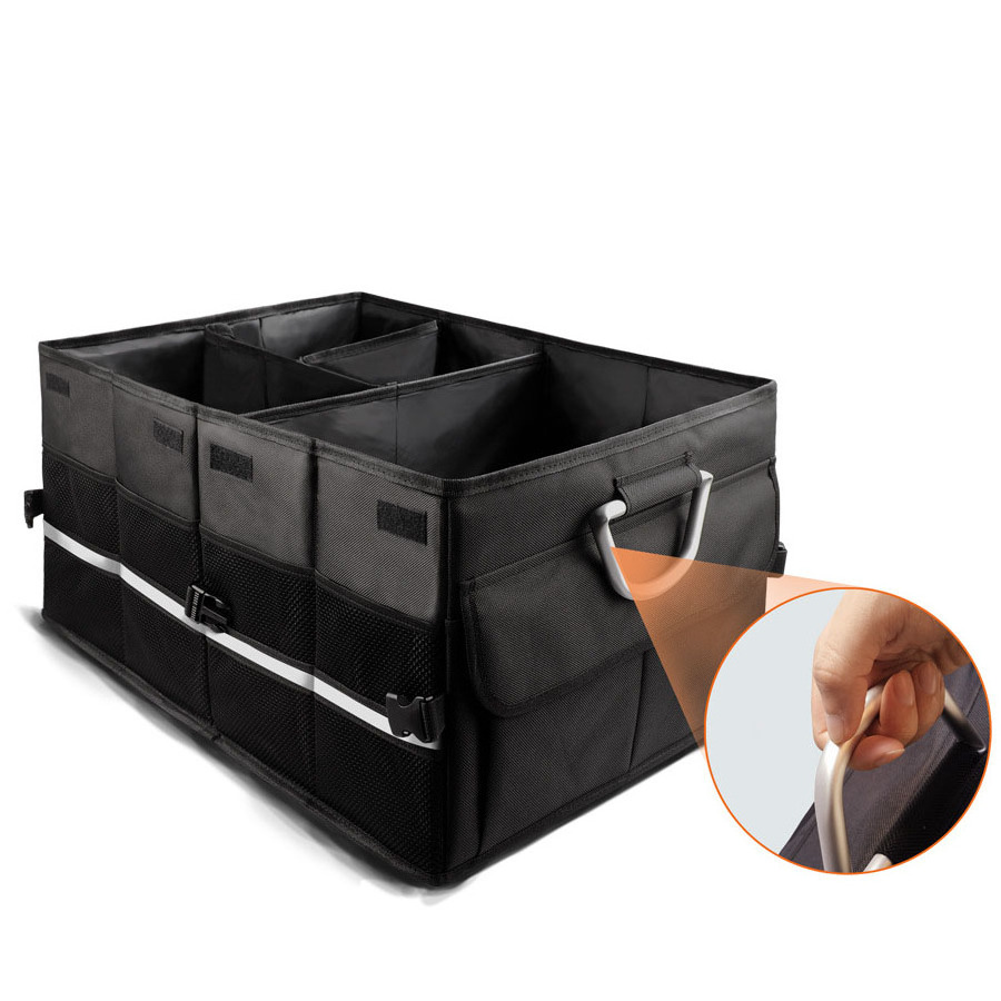 car accessories SUV 1680D Oxford cloth back seat  insulated foldable  storage box tool box car trunk organizer