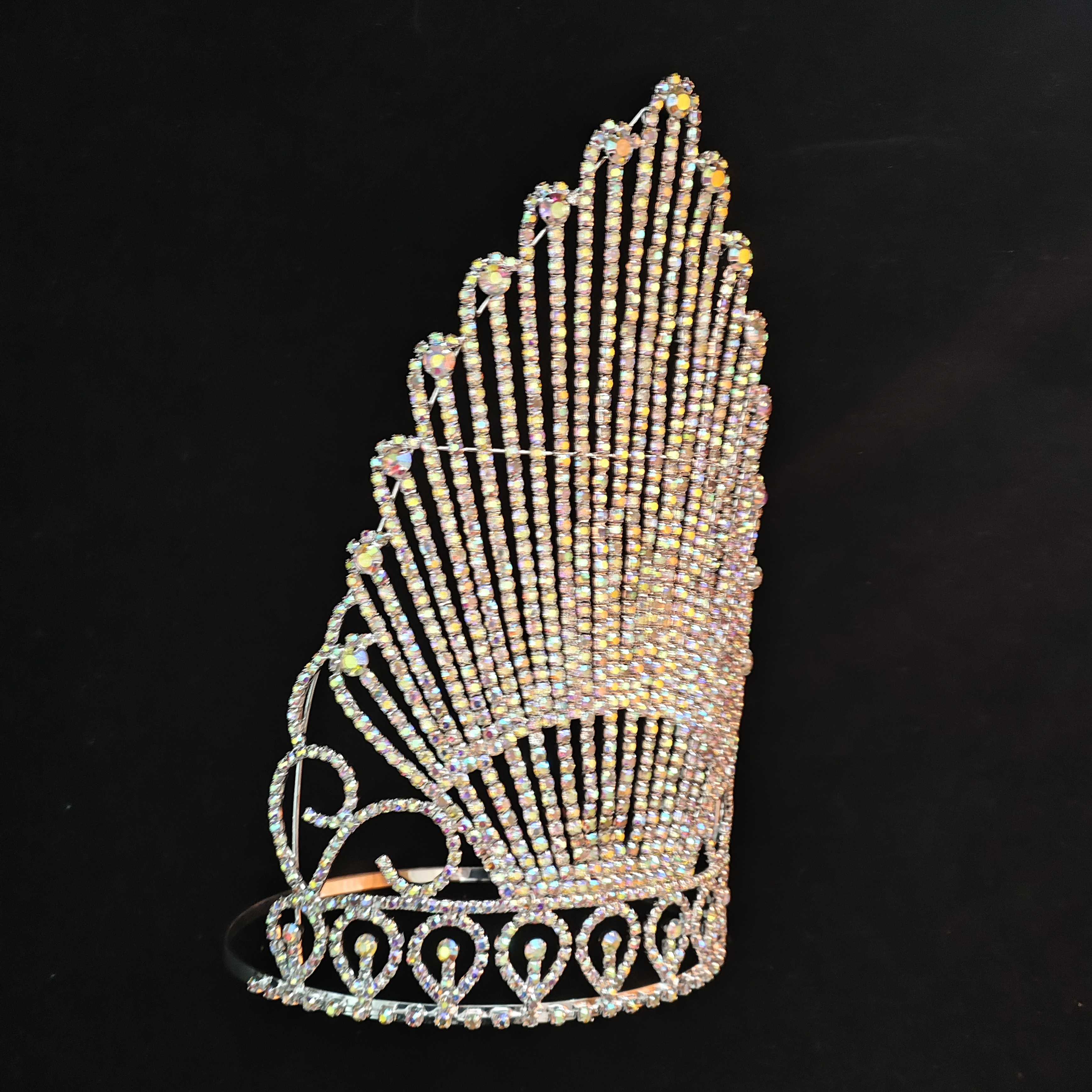 Cheap Large Tall Miss Beauty Pageant Tiara Crown