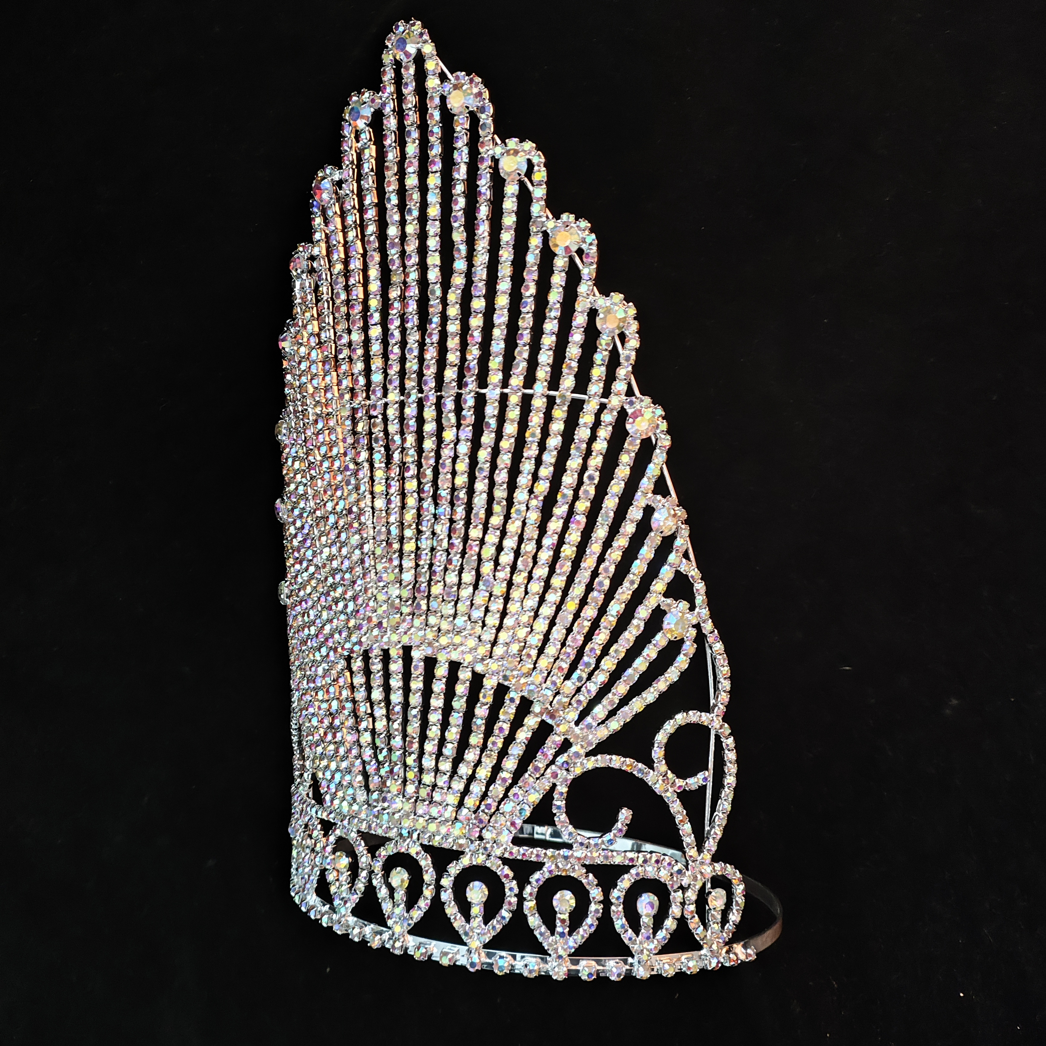 Cheap Large Tall Miss Beauty Pageant Tiara Crown