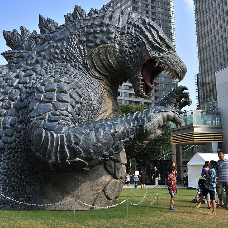 Godzilla Animatronic Model Walking Life Size Dinosaur Products for Theme Park Amusement Park