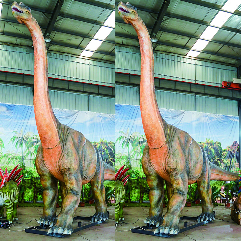 Brachiosaurus Animatronic Robotic Dinosaur Outdoors for Theme Amusement Park Real Size For Sale